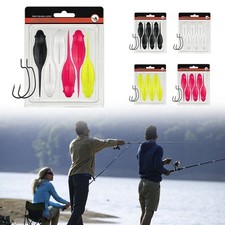 Essential Fishing Accessories Pack of Six Realistic Tadpole Lures Each 10cm