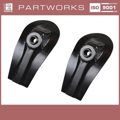2x Aufnahmebock Pedalbereich für PORSCHE 911 F/G Lagerbock Bodenblech