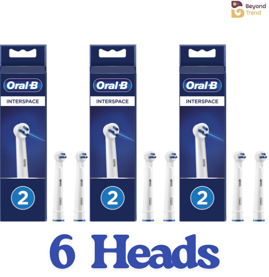 6 ORAL-B INTERPROXIMAL CLEAN PowerTip Interspace Replacement