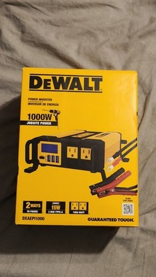 DeWALT DXAEPI1000 1000W 3.1Amp USB Port Car Converter with LCD Display