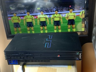 Sony PS2 PlayStation 2 Set Zen Black Fat Console SCPH-18000 Made