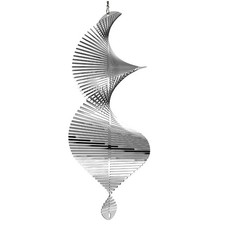 Wind Spinners 3D Hanging Wind Spinner Stainless Steel Metal Sculptures9149