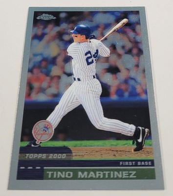 2000 Topps Chrome #370 Tino Martinez New York Yankees
