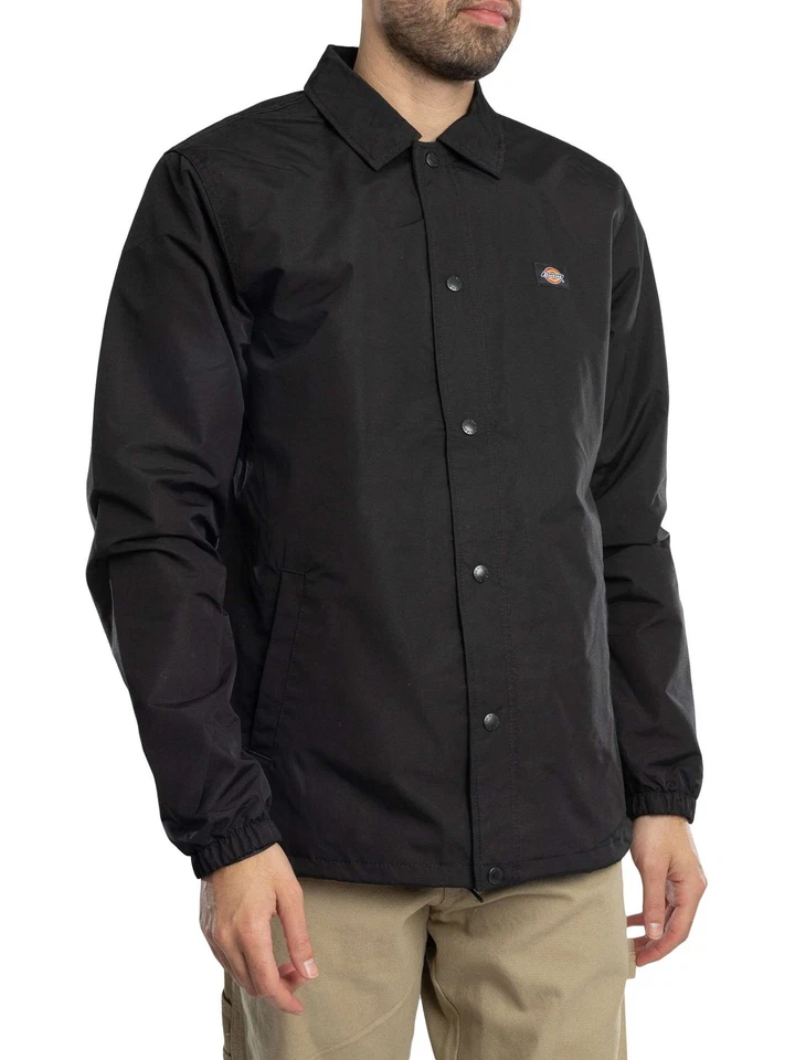 Dickies Men's Oakport Coach Jacket, Black - Image 2 of 4