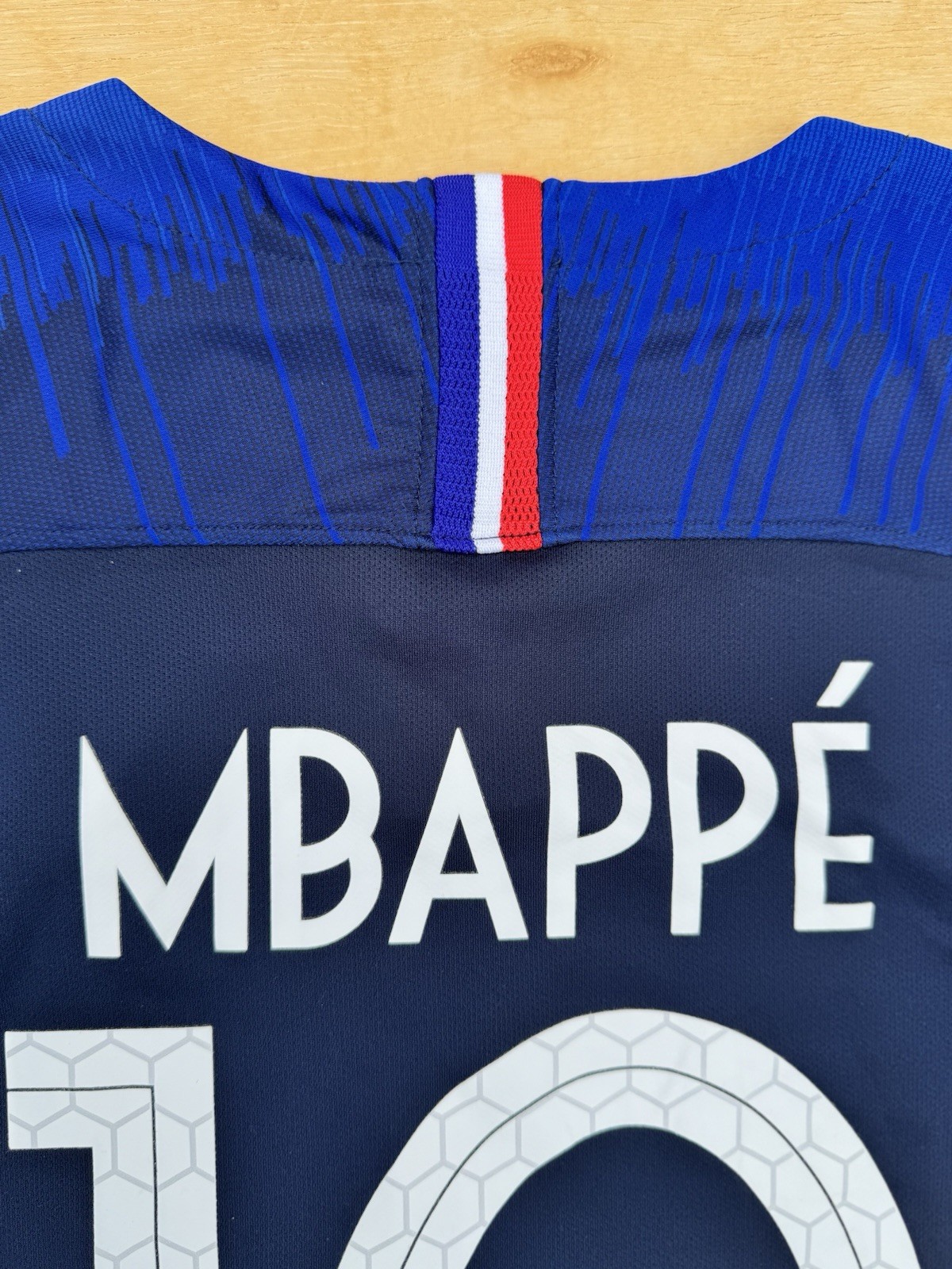 Nike MBappe LFC France Paris Futbol World Cup Soccer Jersey Authentic Men Large thumbnail 4