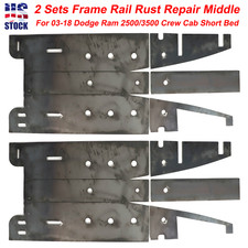 2for Dodge Ram 2500 3500 Middle Frame Rail Rust Repair Crew Cab Short Bed 03-18