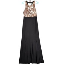 Midnight NikiBiki Womens L Bronze Silver Sequ...