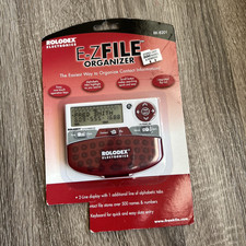 Rolodex E-Z File Contact Organizer 500 Names Numbers RK-8201 Franklin NEW