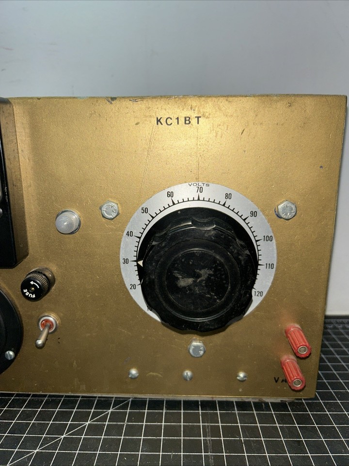 Vintage Homemade Powerstat Variac with Weston Amp and Voltage Meters | eBay