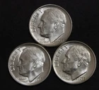 1953 PDS Roosevelt Dimes Choice BU  Lot 5483