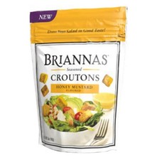 Briannas, Croutons Honig Senf, 5 Oz (6er-Kiste)