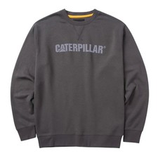 Caterpillar Mens Logo Midweight Crew Neck Jumper  FS11159