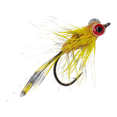 Nassfliegenköder WY1152 zum Süßwasserfliegenfischen Hantel Eye Hackle 3 Stüc