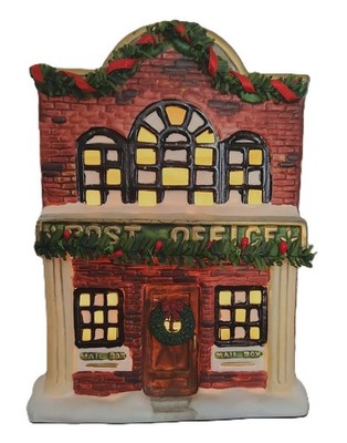 AMERICAN VILLAGE SCENE CHRISTMAS VILLAGE HOUSE - (1993) ''THE LITTLE POST OFFICE''