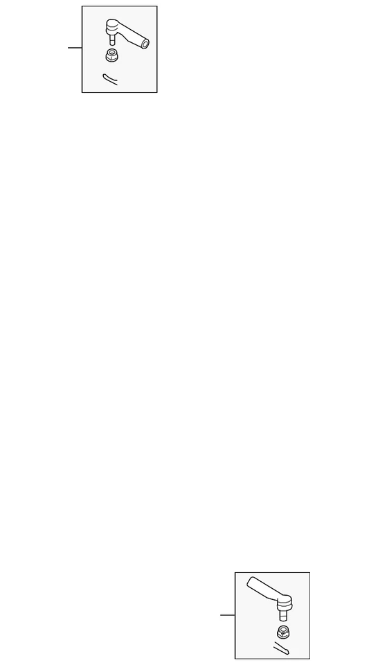 Nissan Murano 2005-2007 genuino - barra de amarre exterior D8520-CB025 Foto 2 de 3