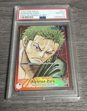 One Piece Gioco di Carte Roronoa Zoro OP01-001 OP01 Alternate Art Foil PSA 10