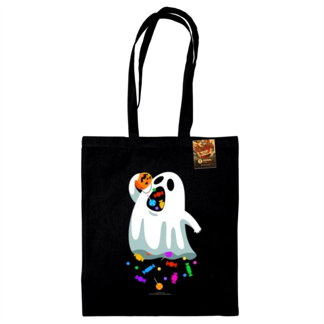 Benjimoji (Hungry Ghost) Black Tote Bag (Paperback Book)