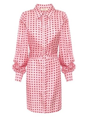 Lisou Hemd Minikleid UK10 in Rosa UVP 360£