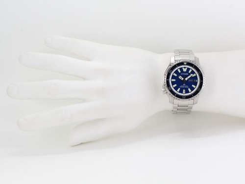 CITIZEN NY0161-63L PROMASTER Automatic Analog Blue Silver - Picture 7 of 8