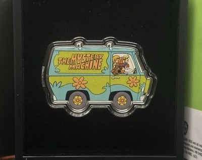 1 oz Silver Scooby-Doo The Mystery Machine Proof 2023 NIUE Colorized .999 Pure