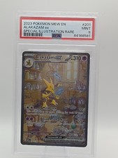 2023 POKEMON 151 SPECIAL ILLUSTRATION RARE ALAKAZAM EX #201 PSA 9 MINT