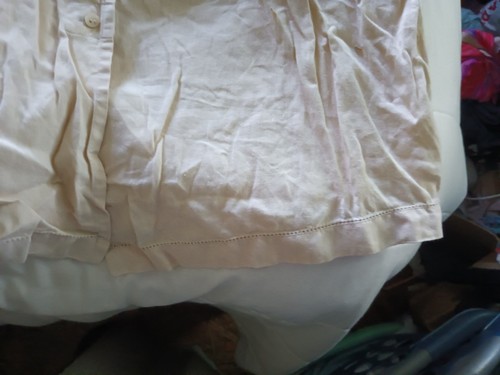 Camisa DKNY Vintage 100,% Lino, Manga Corta - Imagen 6 de 7