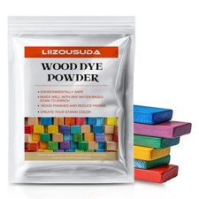 Wood Stain Powdered Solvent - Wood Dye - Indoor and Outdoor Furniture and Mor