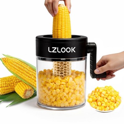 Premium Corn Peeler Rotating Corn Stripper Tool for Fast Cob Kerneling Job
