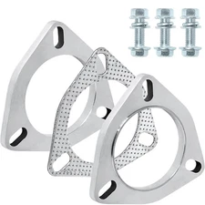 Exhaust Flange Connection Kit Stainless Steel 3 Bolt 3 inch/76mm Exhaust Flan...
