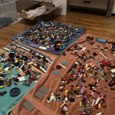 LEGO 1 lb Pounds Random Washed Bulk Lot, buy 5 get one free