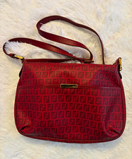 Vintage Fendi Red Shoulder Bag Leather in great condition
