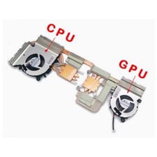 For MSI GF65-Thin 15M GF66 MS-1581 MS-16W1 Laptop CPU GPU Heatsink Fan