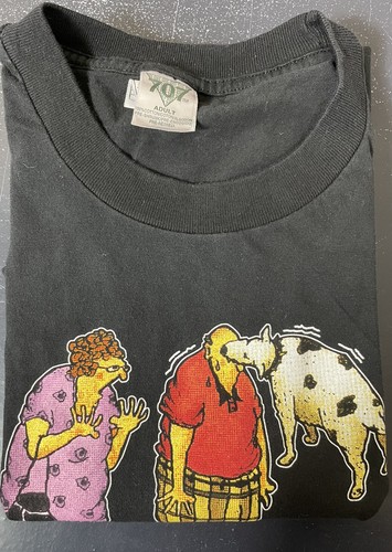Vtg Close To Home John McPherson Cartoon T-Shirt 707 Tag Sz Large Comic Cat - Picture 11 of 11