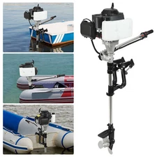 E-Start 7.5HP 4-Stroke Outboard Motor Superior Boat Engine Trolling Motor 144CC