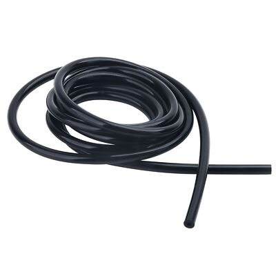 #ad 4mm 5 32quot; Universal Silicone Air Vacuum Hose Line Pipe Tube 5 Foot Black $6.99