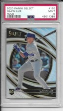 2020 Panini Select Holo Gavin Lux Parallel Rookie Card RC #170 PSA 9