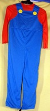 Child Costume Disguise Super Mario Costume Sz M Ages 7-8 NEW