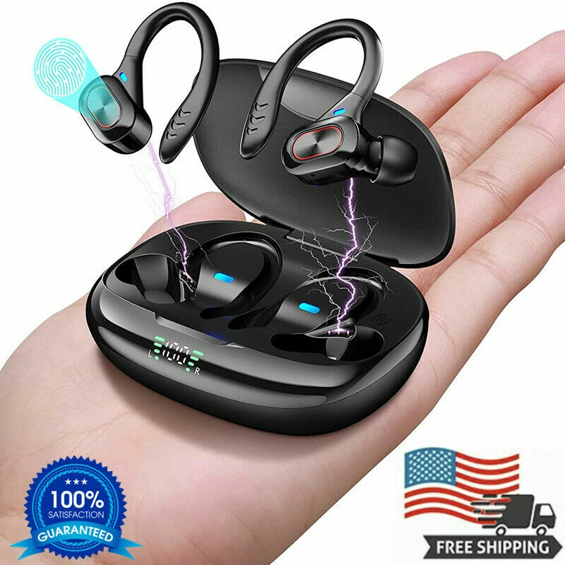 Bluetooth Headset 5.0 True Wireless Earphones Earbuds Headphones HiFi Sport