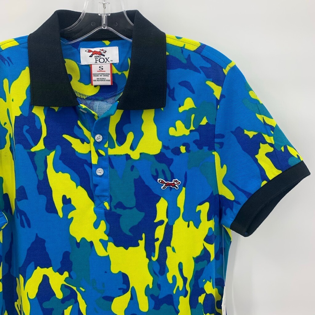 retro fox polo