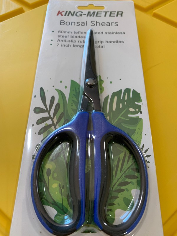 BONSAI SHEARS 60mm Plant Trimmer Gardening Trimming Scissors Hydroponic Cut 7"