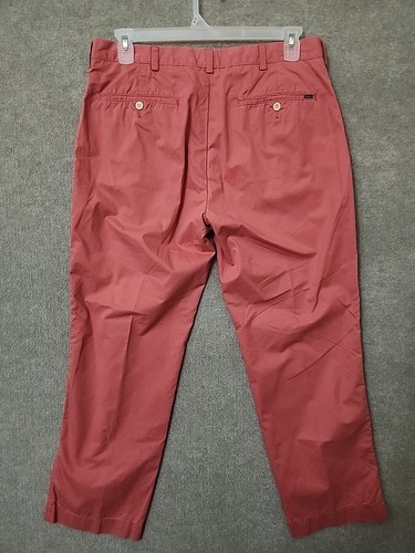 Polo Ralph Lauren Suffield Hose Herren 36x30 Lachs Rot Pima Baumwolle Chino - Bild 3 von 9