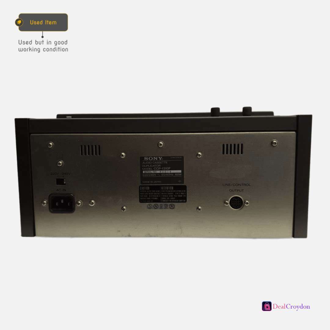 SONY CCP-1310F AUDIO CASSETTE DUPLICATOR MONOAURAL 16 X SONY CCP-1310F AUDIO CASSETTE DUPLICATOR MONOAURAL 16 X