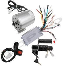 1800W 48V Brushless Motor Controller Key Throttle 3 Speed Electric ATV E Bike