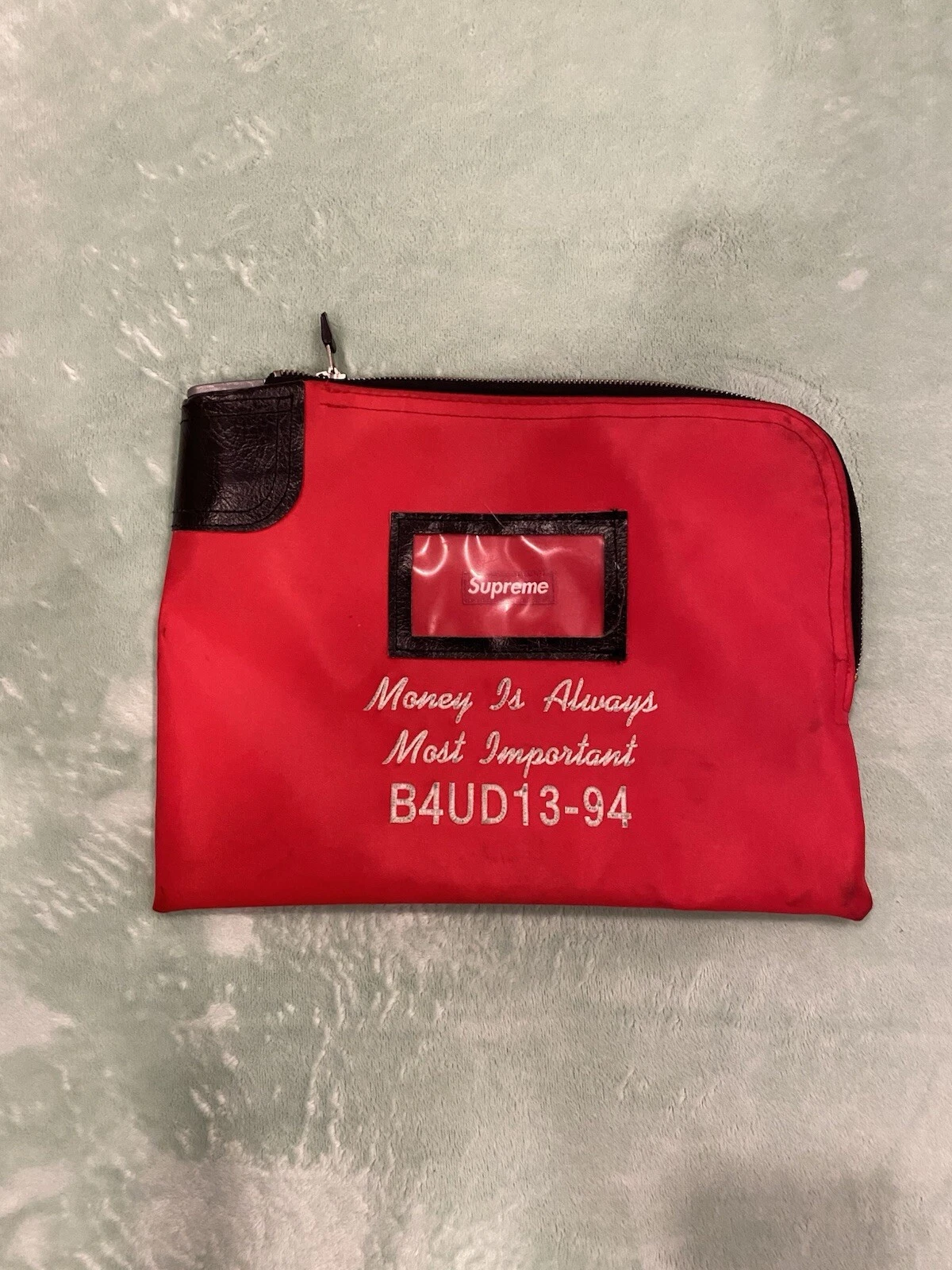 Sac de sécurité Supreme Box Logo Rifkin 2017 FW17 L'argent est toujours le plus important