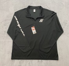 snap on tools lightweight long sleeve half zip shirt XL