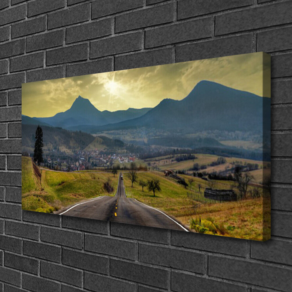 Photo sur toile montagne 100x50 créez une échappée sauvage dans votre bureau