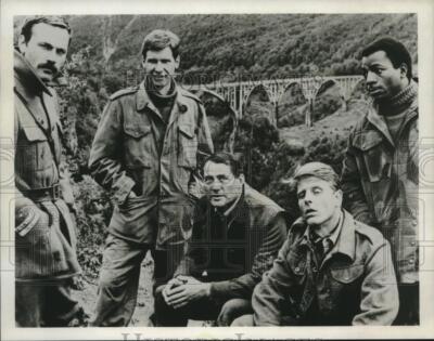 1980 Press Photo Actors In the Movie ''Force 10 From Navarone'' - nox19824