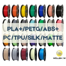 1KG PLA,PETG,ABS,TPU,PC,SILK PLA,Matte PLA Filament 1.75mm 3d Printer Filament