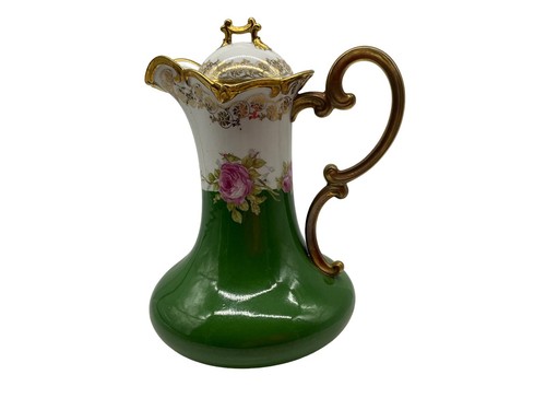 Imperial Crown China Pitcher, Hand Painted, Vienna Austria Vintage Collectible
