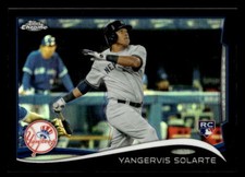 Yangervis Solarte 2014 Topps Chrome #126 Black Refractors #/100